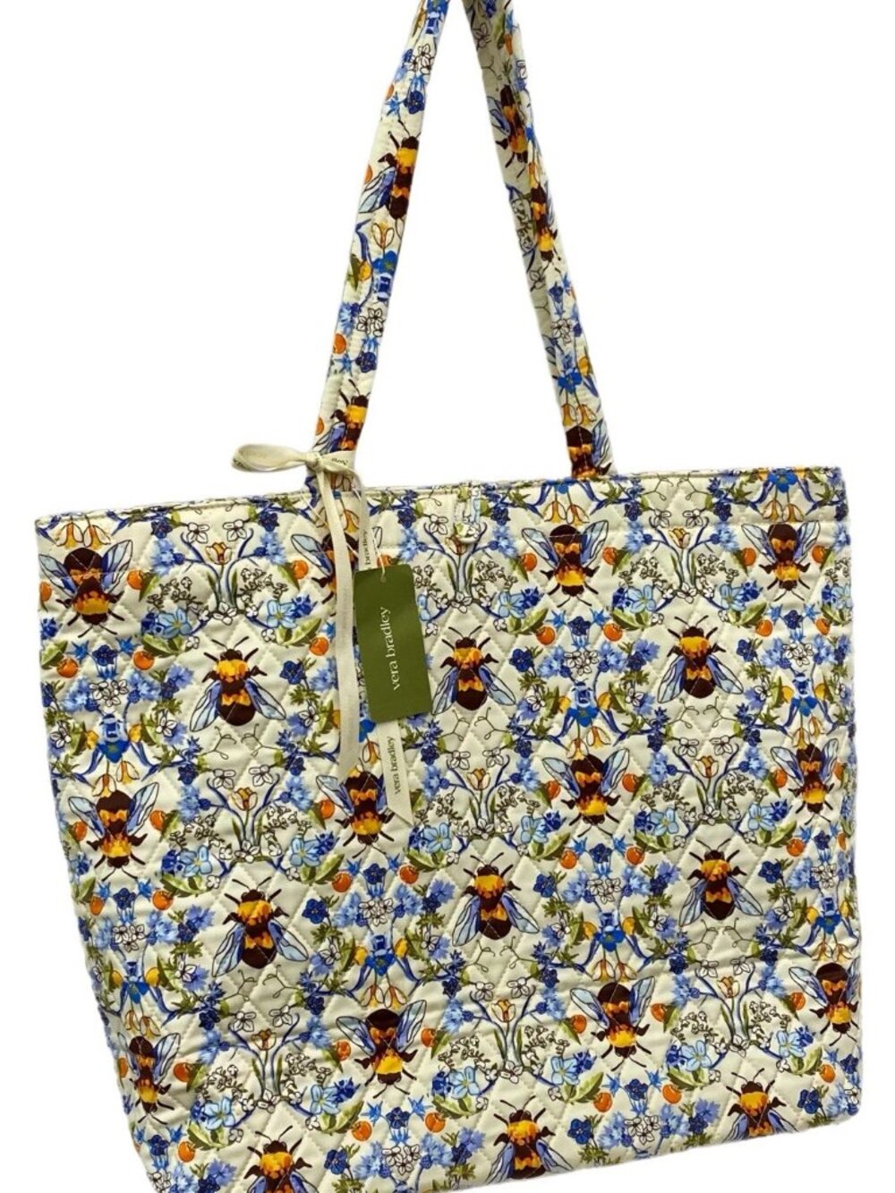 Vera Bradley BEE GARDEN Tote Purse Bag  NWT
